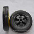 6x1.5 solid rubber wheels for trash bin/trolley/kick scooter